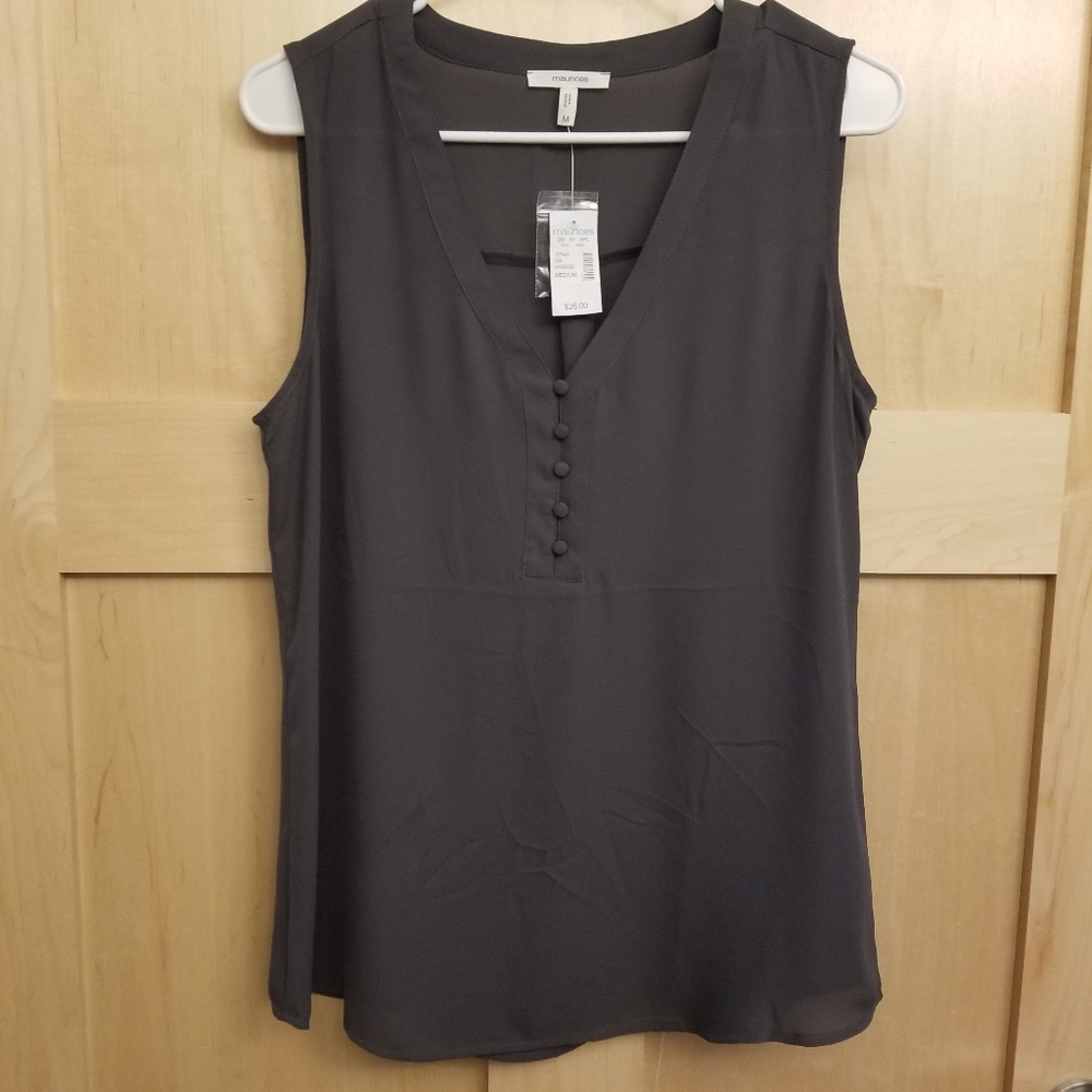 NWT Maurices Chiffon Blouse